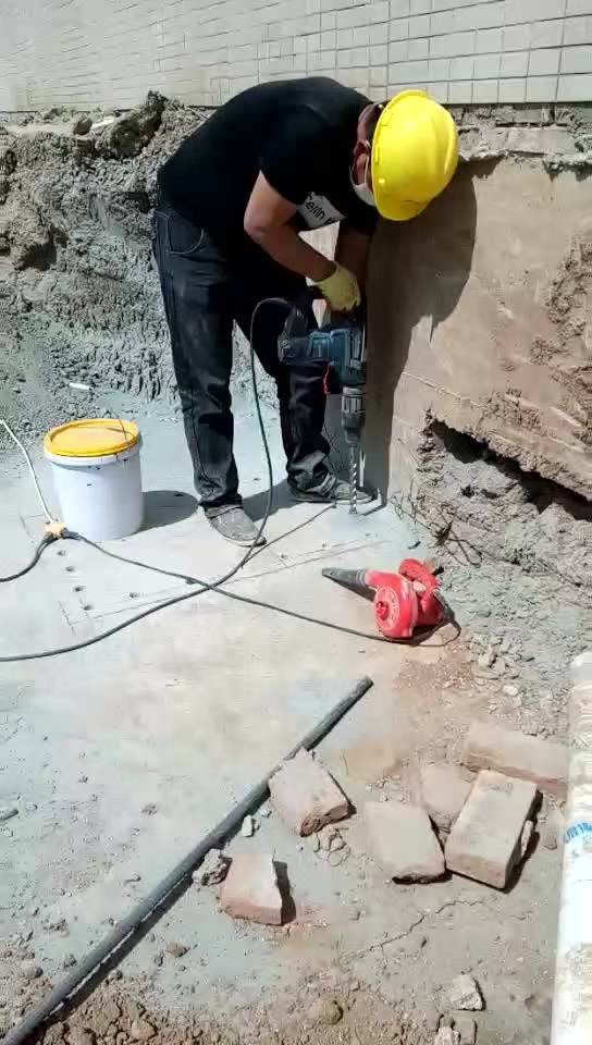 邵阳新旧混凝土植筋连接加固